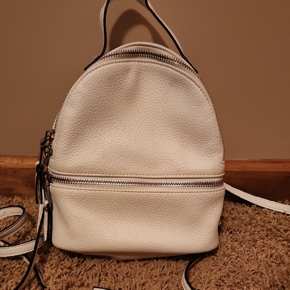 Steve Madden Handbags - Steve Madden White Small Backpack Bag